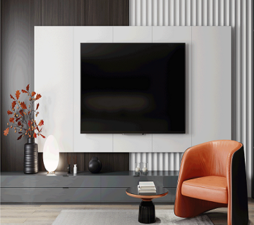 کناف پشت تلویزیون