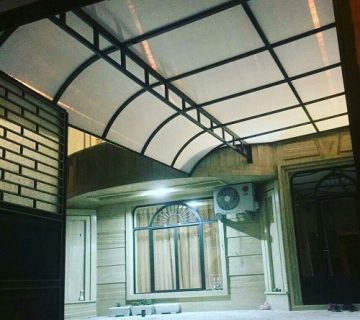 اجرای سقف حیاط خلوت