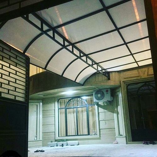 اجرای سقف حیاط خلوت