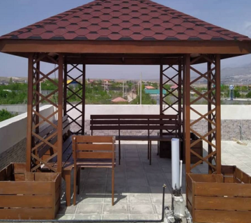 نصب آلاچیق شیروانی