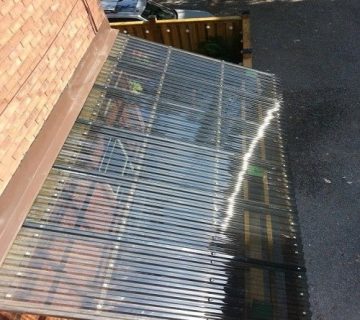 اجرای سقف حیاط خلوت