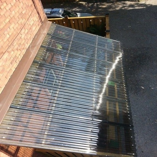 اجرای سقف حیاط خلوت