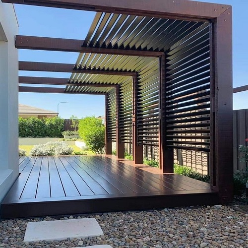 اجرای سقف حیات خلوت فایبرگلاس