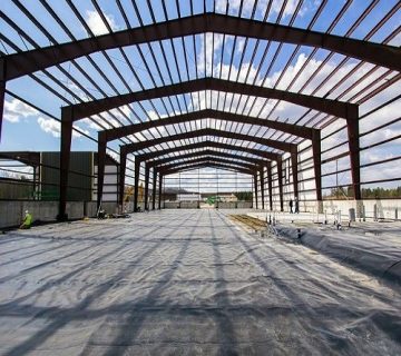 اجرای سقف سوله