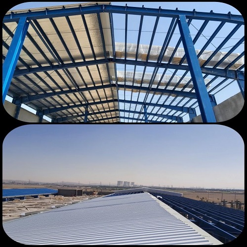 اجرای ساندویچ پانل سوله